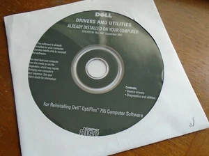 NEW OEM Dell OptiPlex 755 Desktop Computer Drivers and Utilities DVD DP/N WX734 - Picture 1 of 1