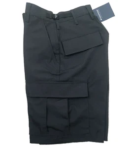 Propper Battle Ripstop Shorts Mens Sz XS Black Tactical Cargo Bike Cop Uniform - Picture 1 of 6