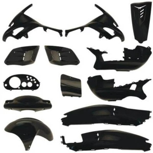 KIT CARENE GILERA RUNNER FX FXR VX VXR SP 50 125 180 200 13PZ  2004 NERE - Imagen 1 de 1
