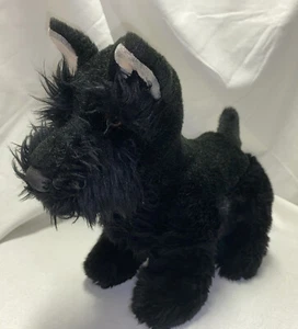 FAO Schwarz Fifth Ave Scottish Terrier Dog Plush Stuffed Animal 12” Scottie HTF - Picture 1 of 10