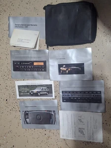 1991-96 Mercedes Benz 500sl 300sl sl500 Class Owners Service Care Guide Set Case - Picture 1 of 18