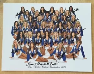 PORRISTAS DALLAS COWBOYS, FOTO AUTOGRAFIADA 100 % AUTÉNTICA, ¡36 FIRMAS! - Imagen 1 de 1