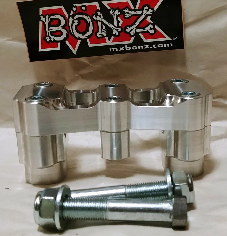 BAR MOUNT KAWASAKI KX500 1983-2004 KX 500 HANDLEBAR CLAMP 1-1/8" 28mm FAT BAR - Image 1 of 1