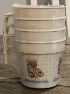 4x Country Bear von Tienshan Kunststoff Baby Tasse Becher mit Henkel - Bild 1 von 5