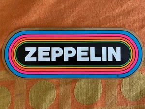 Vintage 80er KLOS Led Zeppelin Los Angeles Radio Station Autoaufkleber - Bild 1 von 1