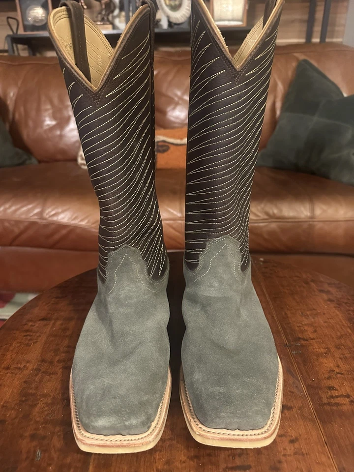 Fenoglio Boot Co Verde Oliva Áspero Talla 10e Foto 1 de 4