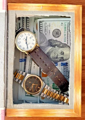 Hollow Book Safe Hidden Compartment HIDE Jewelry Valuables Cash Cherish Teddies