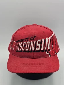 Cappello snapback vintage Sports Specialties Wisconsin Badgers NCAA Red Shadow  - Foto 1 di 11
