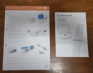 Guide de référence et guide d'installation HP Office Jet Pro série 9010e - Photo 1/3