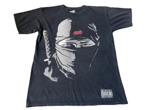 Rock Smith Graphic Tee Sz Medium Mens Ninja 100% Cotton RN 118691 Streetwear - Picture 1 of 6