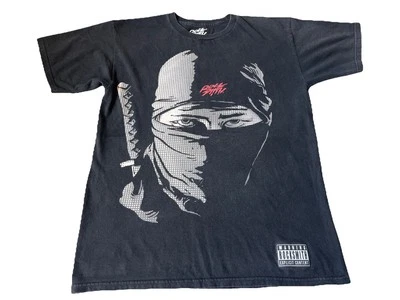 Rock Smith Graphic Tee Sz Medium Mens Ninja 100% Cotton RN 118691 Streetwear - Image 1 of 4