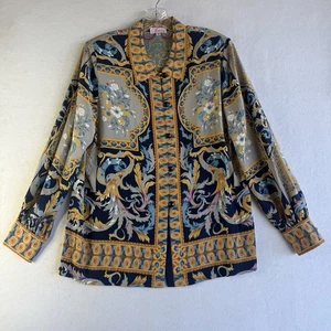 Vintage Intime Brownstone Studio Blouse Womens 16 - Picture 1 of 10