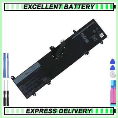 Batería 32wh para Dell Inspiron 0JV6J para PGYK5 11-3000 3153 3162 3148 3164 3168 Foto 1 de 4