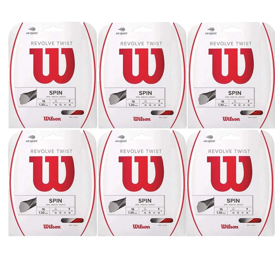 Wilson Revolve Twist 6 juegos 16g 130 rojo Foto 1 de 1