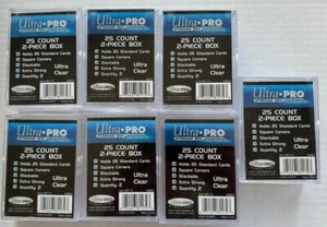 7 Packs (2 Ct) - Ultra Pro 25 Count 2-piece Box Lot - 14 Total - Brand New - Picture 1 of 1