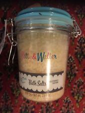 Betty & Walter Fig & Pink Pepper Bath Salts 550g Unwanted Present So New Cond.