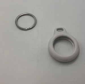 Belkin AirTag Hülle mit Schlüsselanhänger, Kratzschutz, Weiß - Zdjęcie 1 z 3