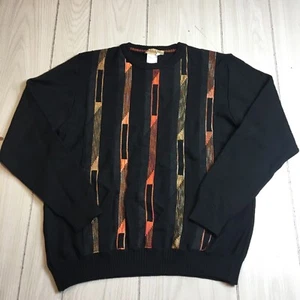 Vintage Montechiaro Made in Italy Pullover Wool Blend Sweater Men's L - Picture 1 of 6