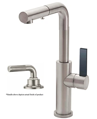 Grifo de barra/preparación de grifos California en acero inoxidable ultra K51-111-BFB-USS Foto 1 de 2