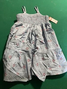 cat and jack girls star dress medium - Picture 1 of 7