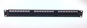 PATCH PANEL 24 PORTE CAT.5e PER RACK 19'' RJ45 - Imagen 1 de 6