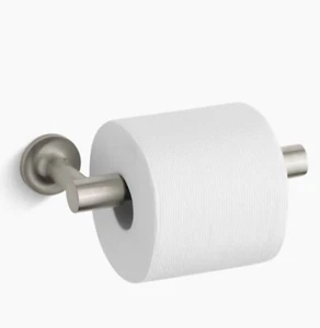 Kohler 14377-BN Purist Pivoting Toilet Paper Holder - Vibrant Brushed Nickel - Picture 1 of 12