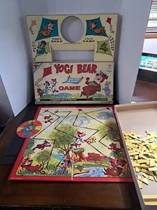 1961 Yogi Bear Go Fly A Kite Board Game  No 3845 Transogram - Picture 1 of 24