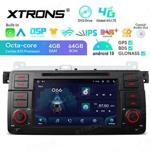 4G LTE 64GB Android 8-Core Car GPS Stereo DVD Radio Camera for BMW E46 M3 325i - Picture 1 of 20