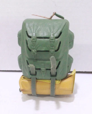 Mochila parlante Big Jim Pull String completa con saco de dormir de colección 1973 funciona Foto 1 de 4