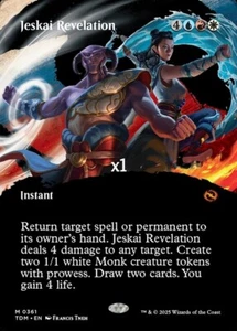 MTG Showcase Tarkir: Dragonstorm TDM Jeskai Revelation MINT - Picture 1 of 1