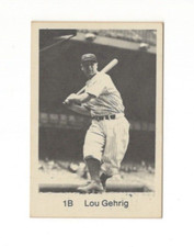 1975 T.C.M.A All Time New York Yankee Team Lou Gehrig ~ EX/NM or  Better