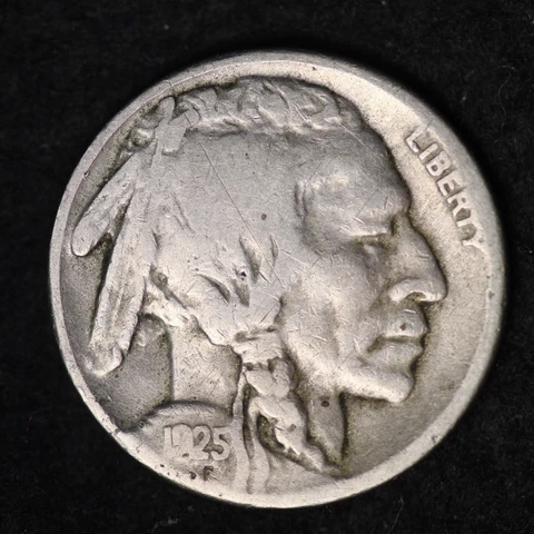 1925-S Buffalo Nickel G / VG  FREE SHIPPING Cover