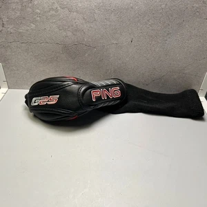 Ping G25 Fairwayholz Golfschläger Head Cover schwarz rot Spellout Socke - Bild 1 von 9