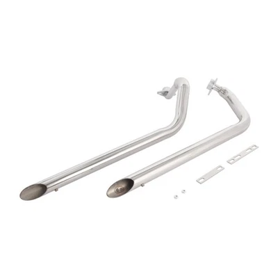 For Yamaha Virago750 1100 XV750 XV1100/S Long Short Staggered Exhaust Pipes - Image 1 of 4