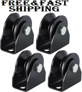 Skelang 4er-Pack V-Nut-Rolle 2,5 Zoll, Schiebetorrad, starr für - Bild 1 von 7