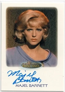 Frauen von Star Trek A&I - Majel Barrett als Krankenschwester Christine Chapel - Autogrammkarte - Bild 1 von 2