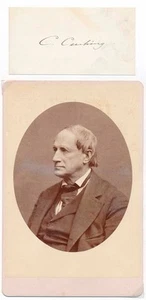 Caleb CUSHING / Firma / Fotografía de gabinete firmada - Imagen 1 de 1
