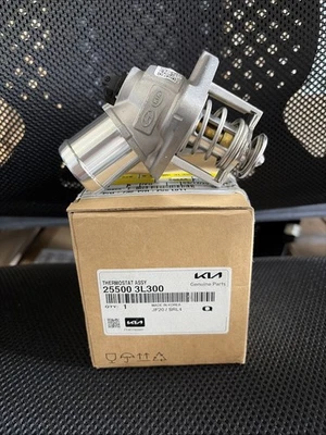 OEM Thermostat Assy W/gasket For Hyundai/Kia 255003L300 - Image 1 of 4