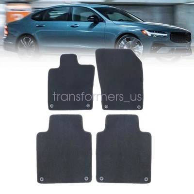 Alfombrillas delanteras y traseras negras nuevas para Volvo S90 2017 2018 2019-2023 Foto 1 de 4