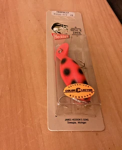 Vintage Heddon Tadpolly Model X9000 RFB K5 & Color C Lector & Big Dots-nip - Picture 1 of 3
