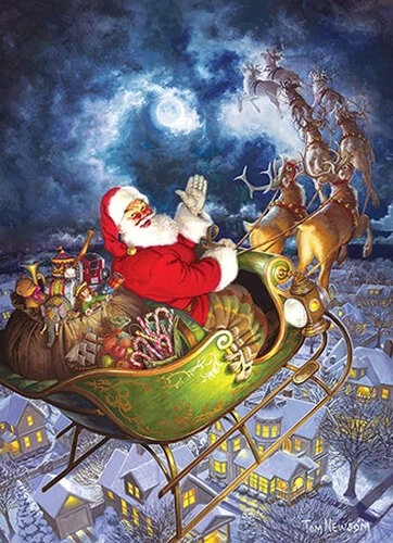 Puzzle (1000 T.) Fröhliche Weihnachten! (Cobble Hill) NEU/OVP