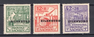 1946 Nichtamtliche Ausgaben Eilenburg IV-VI A ** postfrisch kompletter Satz - Bild 1 von 3