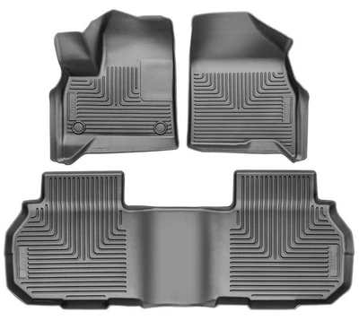 Juego de 3 forros de piso Husky Liner WeatherBeater para Chevy Traverse 2024-2025 Foto 1 de 4