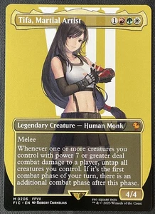 MTG Commander: FINAL FANTASY #206 Tifa, Martial Artist (Borderless) NM - Picture 1 of 2