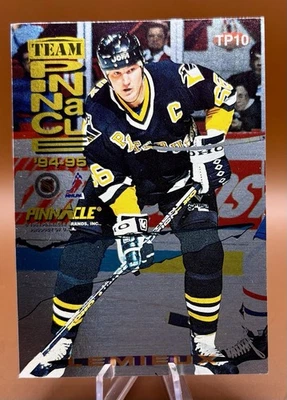 Team Pinnacle Dufex Back 1994-95 #TP10 Doug Gilmore / Mario Lemieux; hojas, bolígrafos Foto 1 de 2