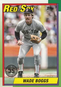 2025 Topps Series 1 1990 Topps Baseball Wade Boggs #T90-7 HOF - Bild 1 von 2