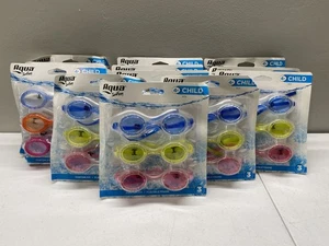Aqua Swim Assorted 4+ Child Goggles Pack of 3 AQG14609A - Picture 1 of 4