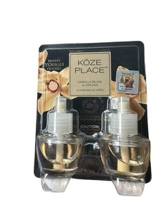 Koze Place Vanilla Bliss & Orchid Plug-In Scented Oil Refills 2 Pack - Picture 1 of 2