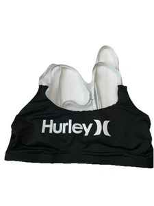 Hurley Strappy Swim Top With Logo Padded Sz 2x Beach Swim - Picture 1 of 6