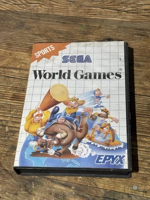 Sega Master System - World Games Spiel (ohne Anleitung) - Bild 1 von 3